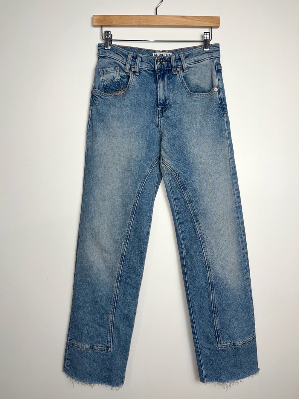 We The Free x Free People Risk Taker Straight Stretch Jean - Picture 7 of 15